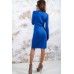 Embroidered dress "Fantasy" Electric
